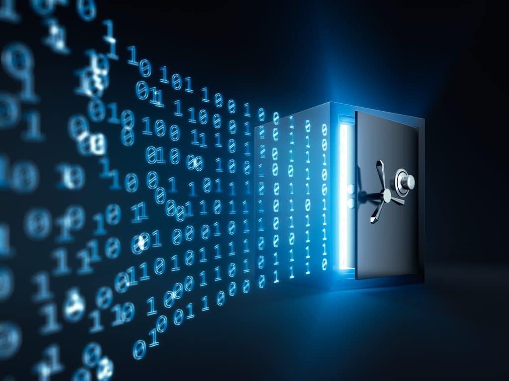 The concept of data streaming into a physical security vault